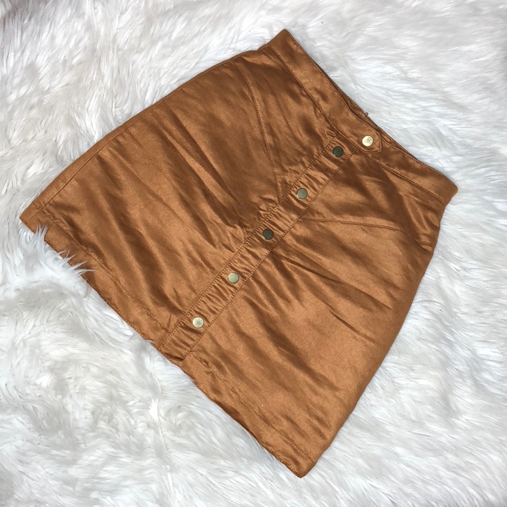 Brown Mini Skirt